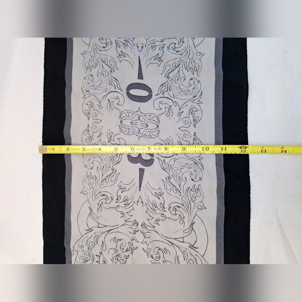 Harley-Davidson"The Biker Beauty In Silk"100% silk,biker core scarf,bonus shirt. - Picture 6 of 11